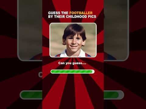 Guess the footballer by their Childhood pics #thegrandquiz #soccerplayer #football #sportsperson