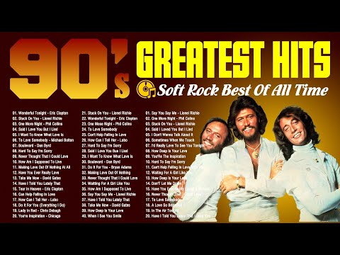 Greatest Hits Soft Rock Ballads 70s 80s 90s - Bee Gees, Elton John, Phil Collins, Aerosmith, BonJovi