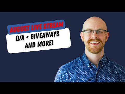 August Q/A Livestream! Come Ask Me Anything!