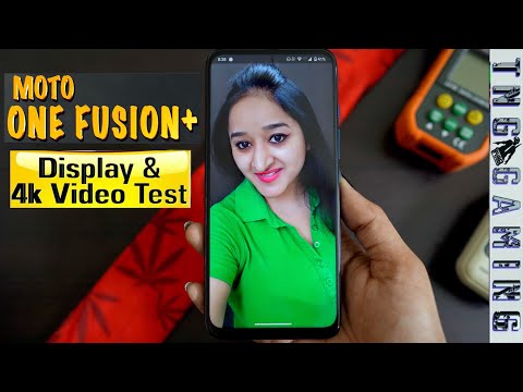 Motorola One Fusion+ 4K Video & Display Test