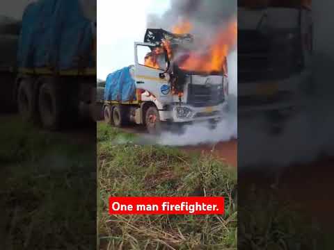 TRUCKING Episode  |  One man firefighter.