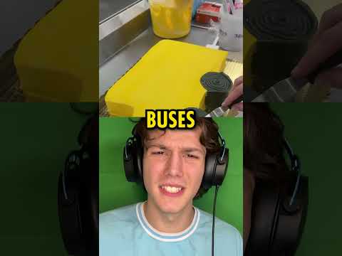 SCHOOL BUS BIRTHDAY CAKE! *INSANE* #shorts #reaction