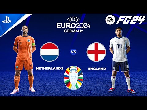 FC 24 | Netherlands vs England - UEFA EURO 2024™ Semi-Final | 4K