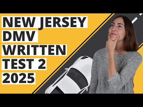 New Jersey DMV Written Test 2 2025 (60 Questions with Explained Answers)