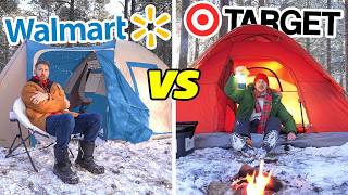 Target VS Walmart Overnight Survival Challenge!