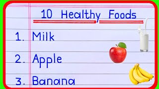 10 Healthy Foods Name | Healthy Foods | Healthy Foods Name in English | Healthy Food