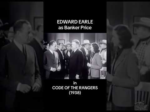 Edward Earle in CODE OF THE RANGERS (1938)! #classicfilm #classicmovies #filmhistory #foryou