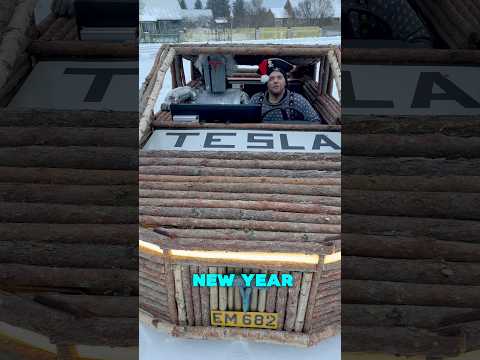 CyberTruck Made From Wood #tesla #cybertruck #robot #carbuild #howto