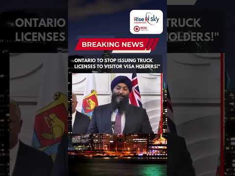 Ontario to Stop Issuing Truck Licenses to Visitor Visa Holders