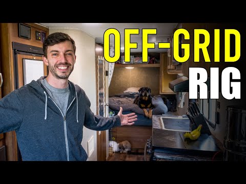 How I Can Live Off-Grid Indefinitely  |  My Off-Grid Rig  |  DJI Portable Power Station