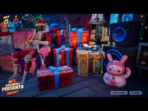 Fortnite Winterfest 2024 Cabin Presents