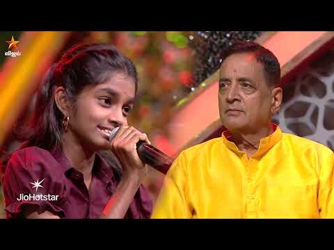 Thalattum Poongkaatru Song by #Sarasruthi 😍🫶 | Super Singer Junior 10 | Celebrating Isaignani