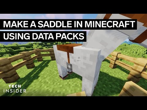 How To Make A Saddle In Minecraft (Using Data Packs) | Tech Insider