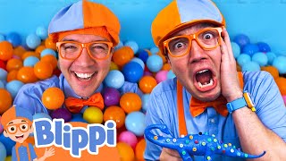 How Many Color Balls Can Blippi Count??? | BEST OF BLIPPI! | Educational Videos for Kids