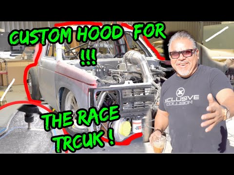 CUSTOMIZING THE HOOD ON THE FAST AF  RACE TRUCK  !!!!!