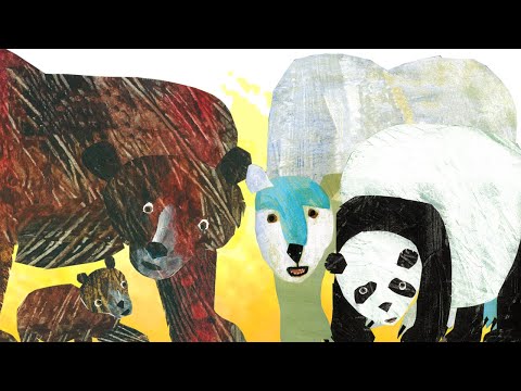 🐻🐻‍❄️Brown Bear, Polar Bear, Panda Bear, and Baby Bear | Animated 10 minute compilation for Kids! 🐼🧸