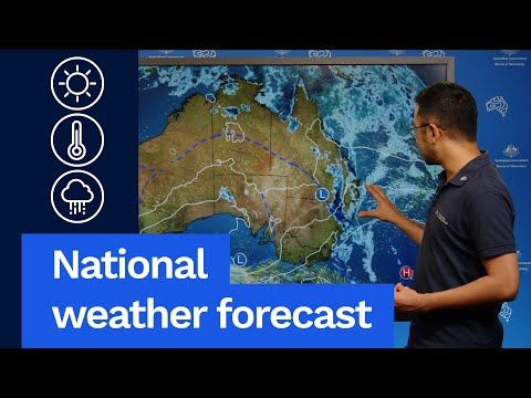 National Weather Forecast: Showers and storms in the east, warm but unsettled elsewhere