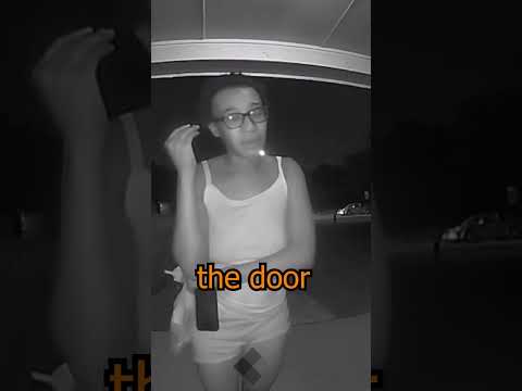 Why You Should Verify Before Opening Your Door 😨 #shorts