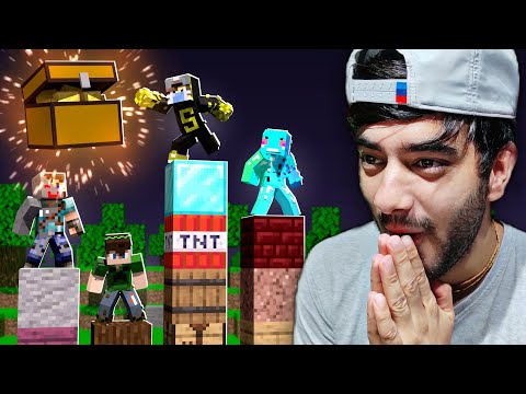 Rs 50,000 RANDOM ITEMS MINECRAFT CHALLENGE ft. Himlands Gang