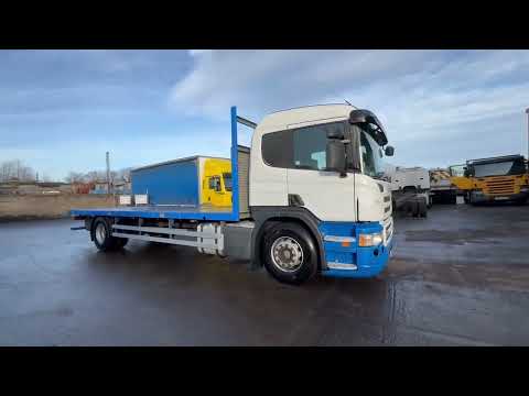 **FOR SALE** 2010 Scania P230 Sleeper Cab, 4x2, Manual G/box, Flatbed - Dixon Commercial Exports Ltd