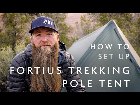 How to Set Up Your Fortius Trekking Pole Tent