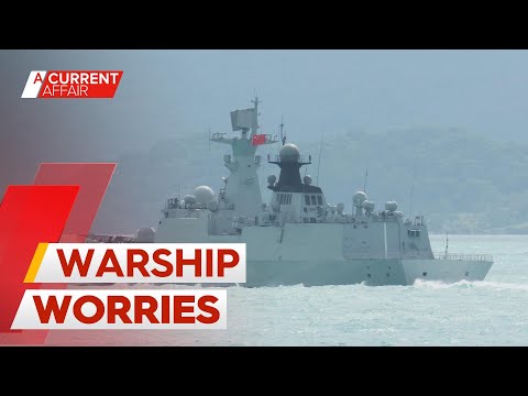 Chinese warship drills raise questions about defence capabilities | A Current Affair