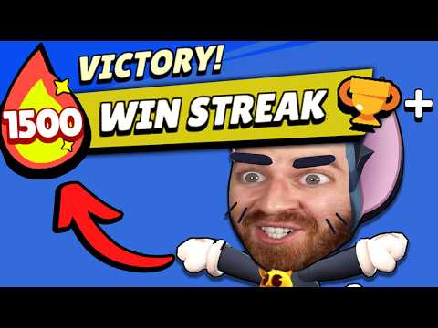 How I went on a 1500+ Win Streak in Brawl Stars! 🤯