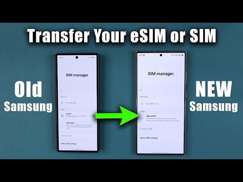 How To Wirelessly Transfer eSIM or SIM Card from Old Samsung to New Samsung Phone (in 1 Minute)