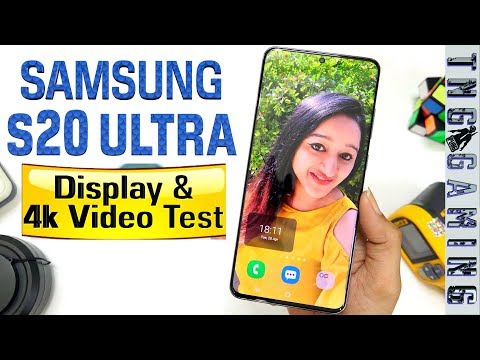 Samsung Galaxy S20 Ultra - 4K Video & Display Test