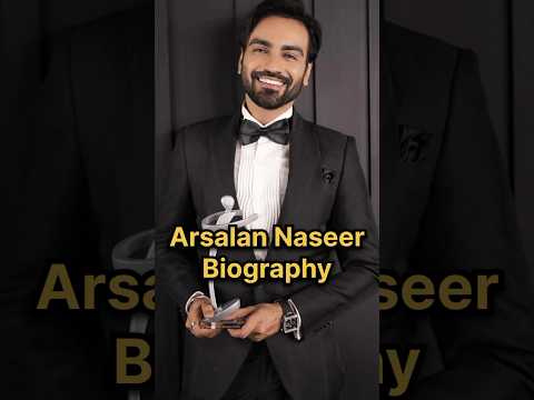 Arsalan Naseer Biography #arslannaseer #arsalannaseer #radddrama #pasedeewar #paristan #arsalan