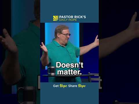 God Forgives You - Pastor Rick’s Daily Hope