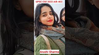 Arushi Sharma upsc journey #arushisharma  #upsc #motivation