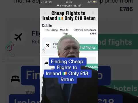 #Meme Cheap Flights to Ireland 🇮🇪 Only £18 Retun #FYP #CheapFlights #CheapTravel  #Dublin #Flights