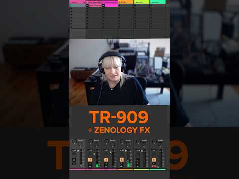 TR-909 +ZENOLOGY FX Reverse Delay is dope!