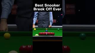 Best Snooker break off Ever #snooker #snookermoments