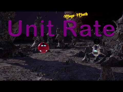 Unit Rate (ratios)  -  6th Grade Mage Math Video