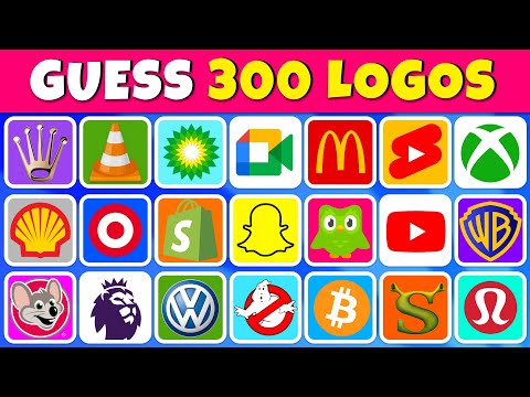 Guess the Logo in 3 Seconds 🥇🍏 300 Famous Logos | Logo Quiz 2024 | Quiz Rainbow