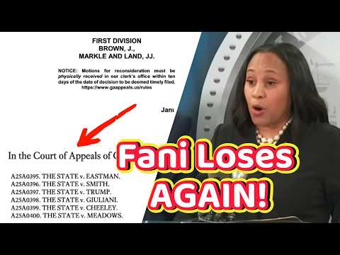 MORE LOSSES for FANI! ANOTHER Rejection from Appeals Court. Is She Done? #faniwillis #fultoncounty