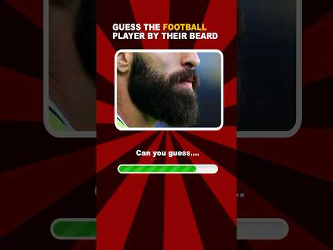 Guess the Football player by their Beard 🧔🔥🔥#thegrandquiz #guesstheplayer #football #footballquiz