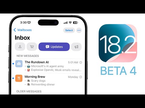 iOS 18.2 Beta 4 Released - What's New? (Apple Intelligence)