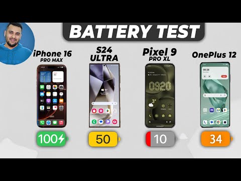 Ultimate Battery Drain Test 2024 - iPhone 16 Pro Max vs S24 Ultra vs Pixel 9 Pro XL vs OnePlus 12