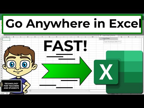 Quickly Go Anywhere in Excel