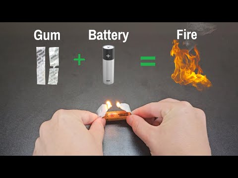 Gum Wrapper Survival Hack - Full Explanation