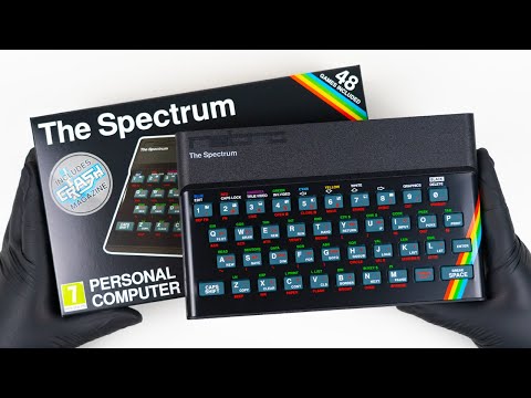 Unboxing The Spectrum Retro Gaming Console - Peak Nostalgia - ASMR