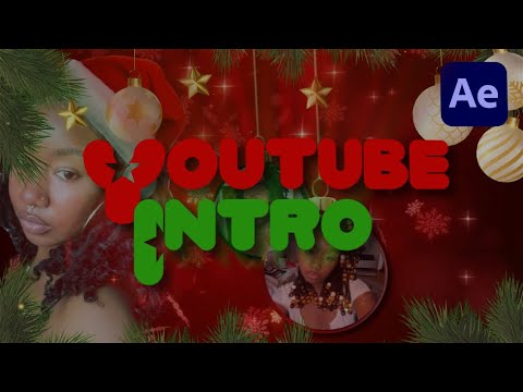 Watch me edit: Christmas youtube intro After effects