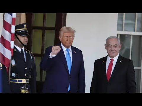 President Trump Greets the Prime Minister of the State of Israel