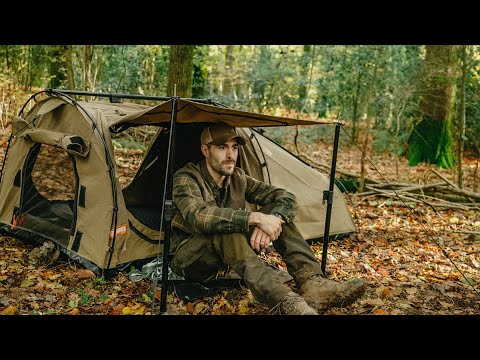 Solo Camping with my Dog: Swag Tent, Cast Iron Cooking