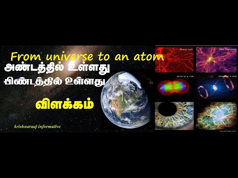 அண்டத்தில் உள்ளதே பிண்டத்தில் ?!|From universe to an atom!|Krishnaraaj informative.