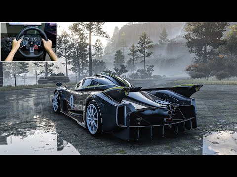 Pagani Huayra R Forza Horizon 5 Logitech G29 Stering Wheel Gameplay