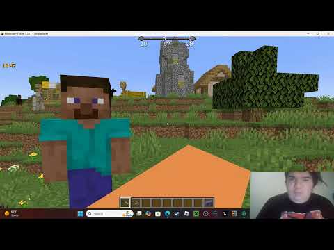 Playing minecraft mods {while listening to Music)